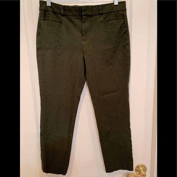 Banana Republic Pants - Banana Republic Curvy Sloan Ankle Pant Olive 6